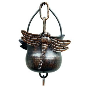 CT DISCOUNT STORE Iron Dragonfly Rain Chain