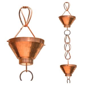 Monarch Pure Copper Siam Rain Chain,