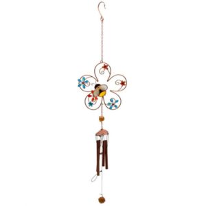 Bee and Flower Colorful Design Wind Chime
