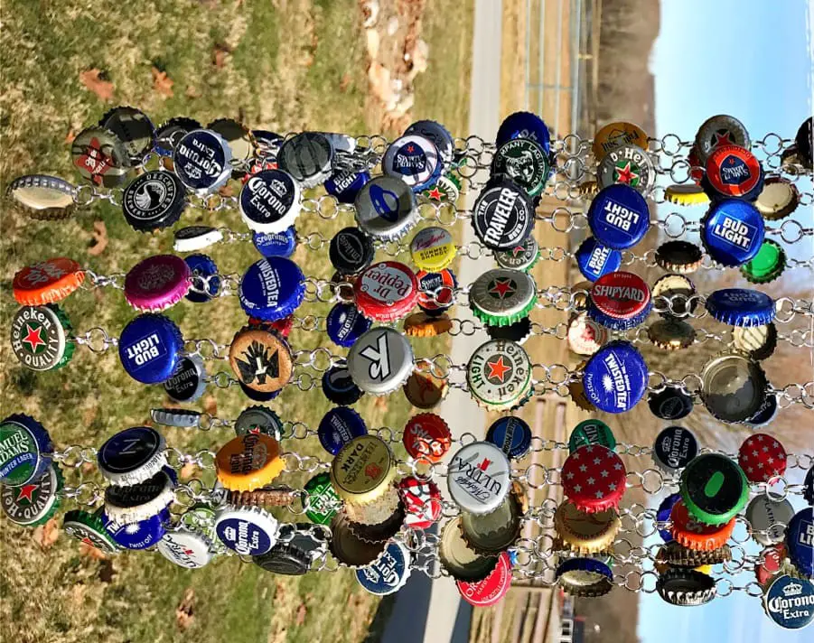 How do you make bottle caps at home