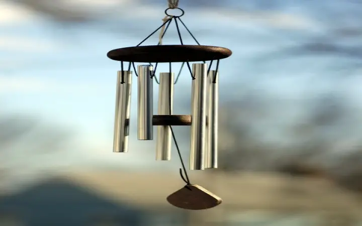 When should you take down wind chimes?