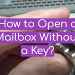 How to Open a Mailbox Without a Key?